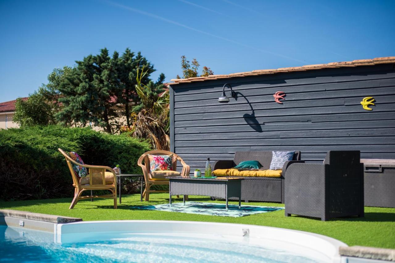 Chambre Merlot, Piscine Et Spa, Proche St Emilion Lugon et l’Ile du Carney Kültér fotó